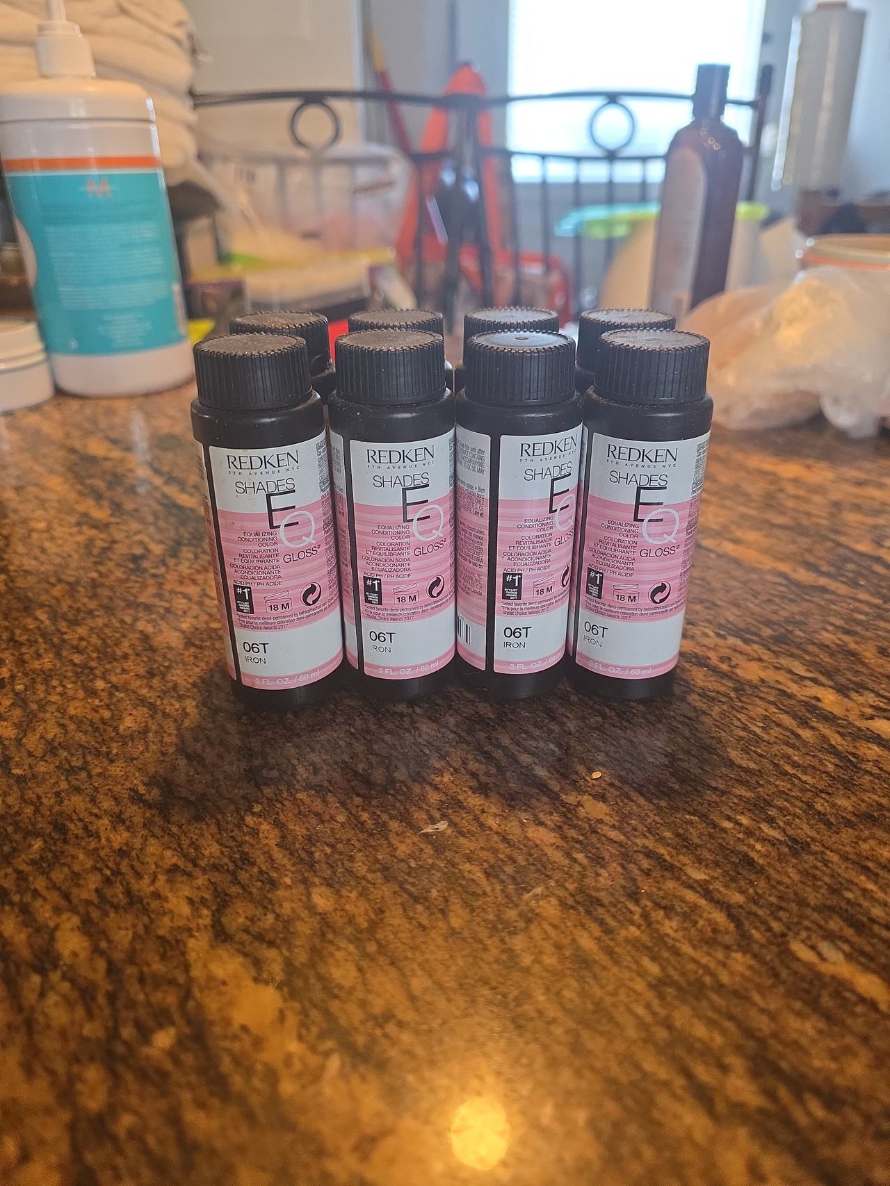 8 pcs Redken Shades EQ Gloss 06T Iron