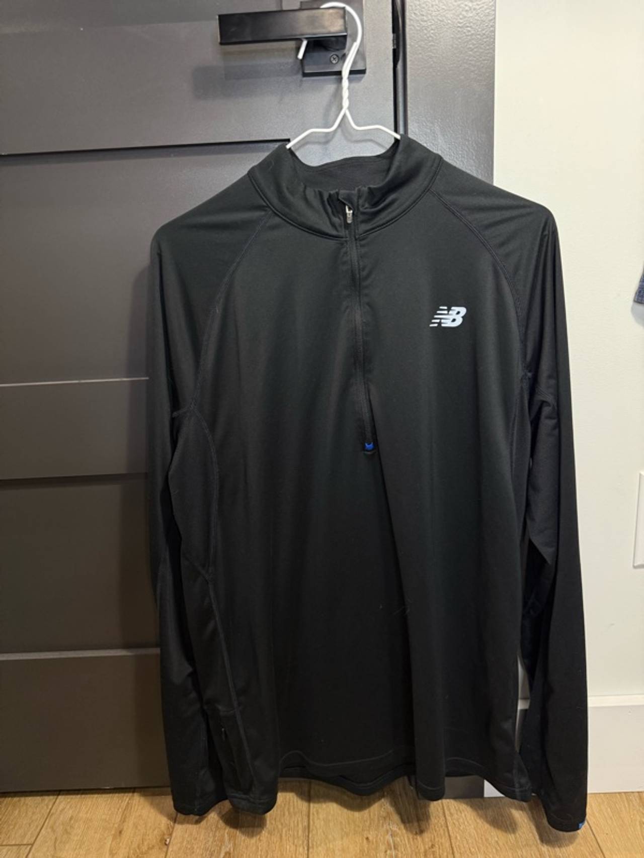 New Balance NB Heat Grid Half Zip Sweatshirt Black