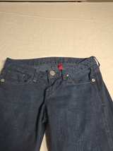 Guess Women's Dark Wash Jeans Low rise Straight size 26x32 - Image 2