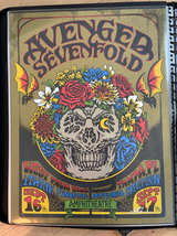 Avenged Sevenfold 2023 West Palm Beach/Tampa Concert Poster by Pitchgrim - Image 1