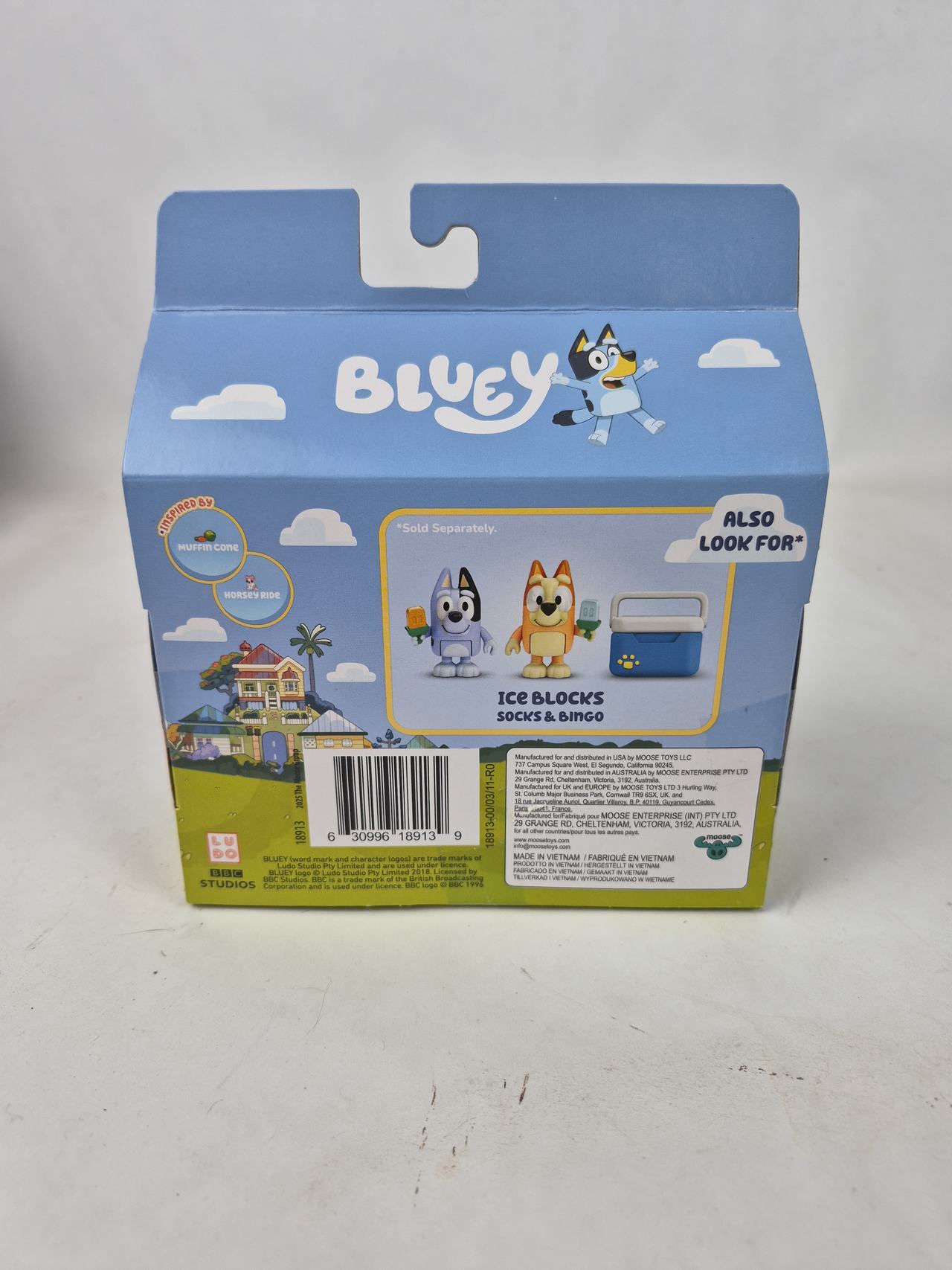 Bluey Spring Time Figure 2-Pack (Bluey & Muffin)