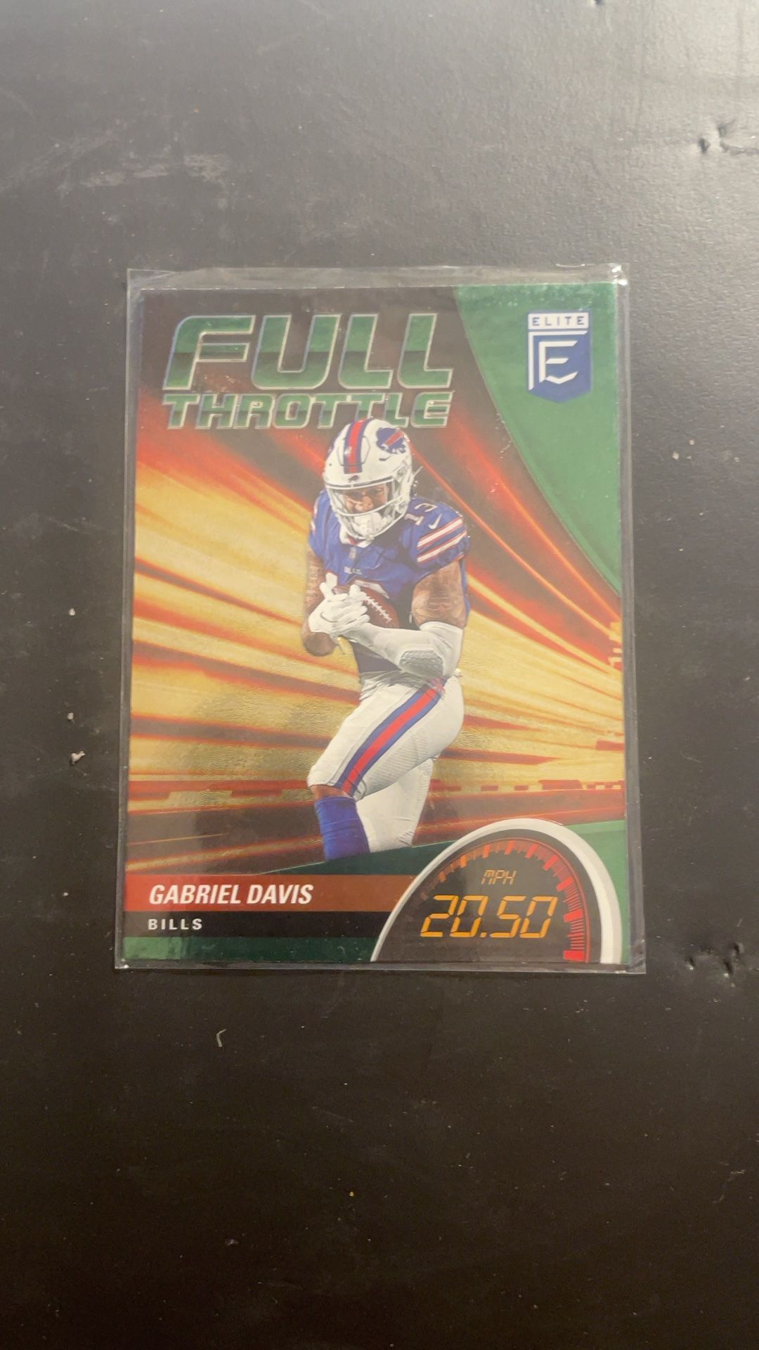 Panini Donruss Elite Gabriel Davis Full Throttle Green Parallel