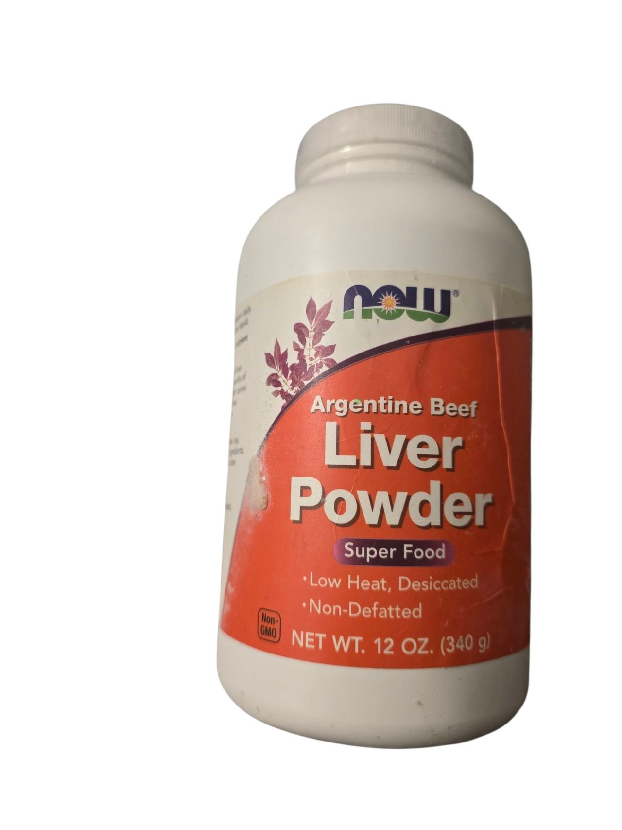 NOW Argentine Beef Liver Powder 12 oz