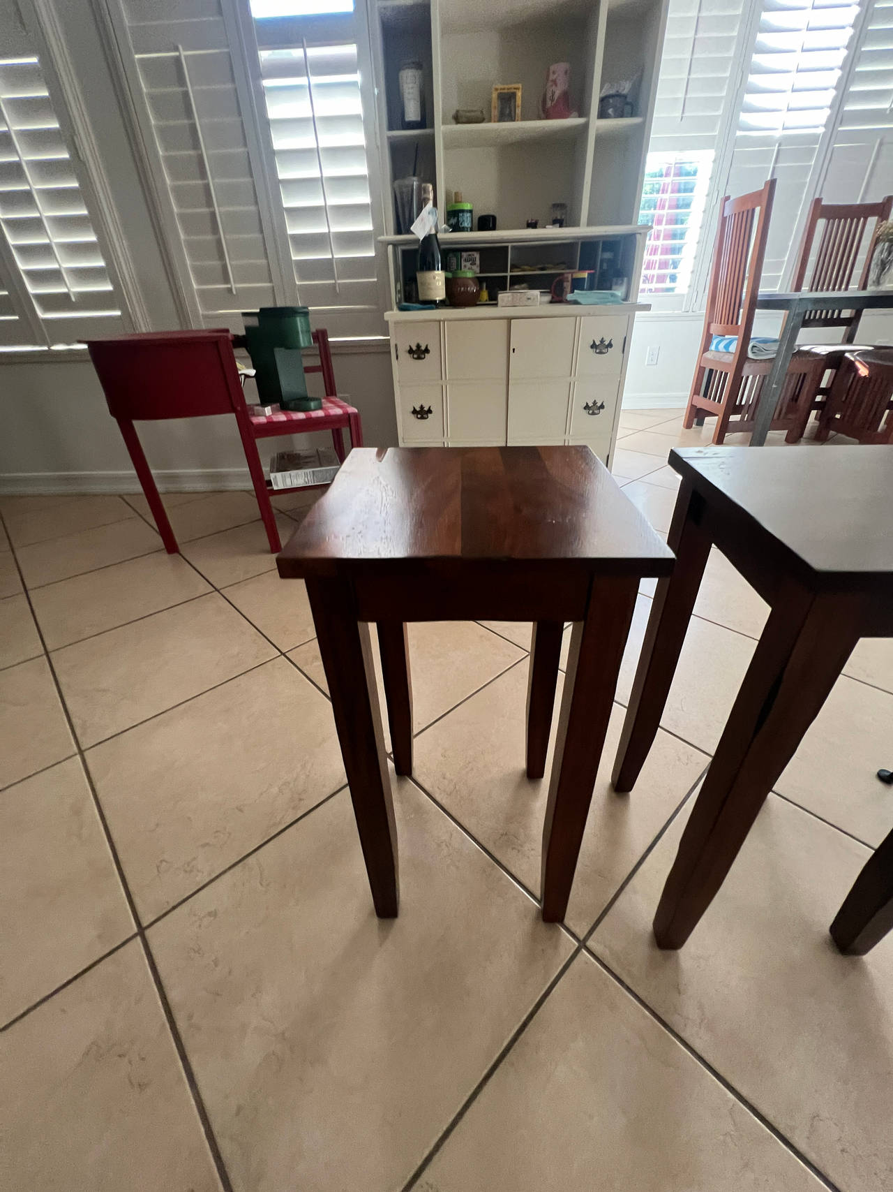 Wooden End Table