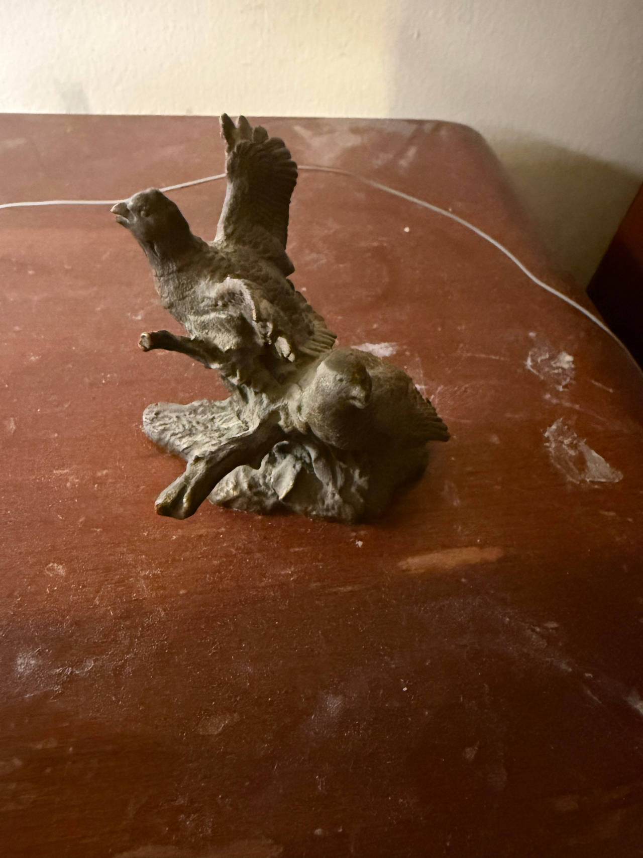 Vintage Style Bird Wildlife Figurine bronze
