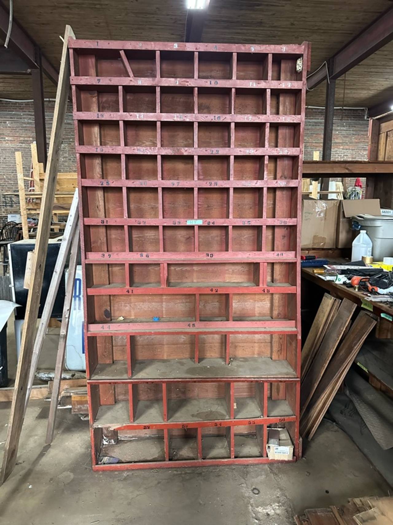 Generic Industrial Pigeon Hole Part/ Hardware Storage Cabinet