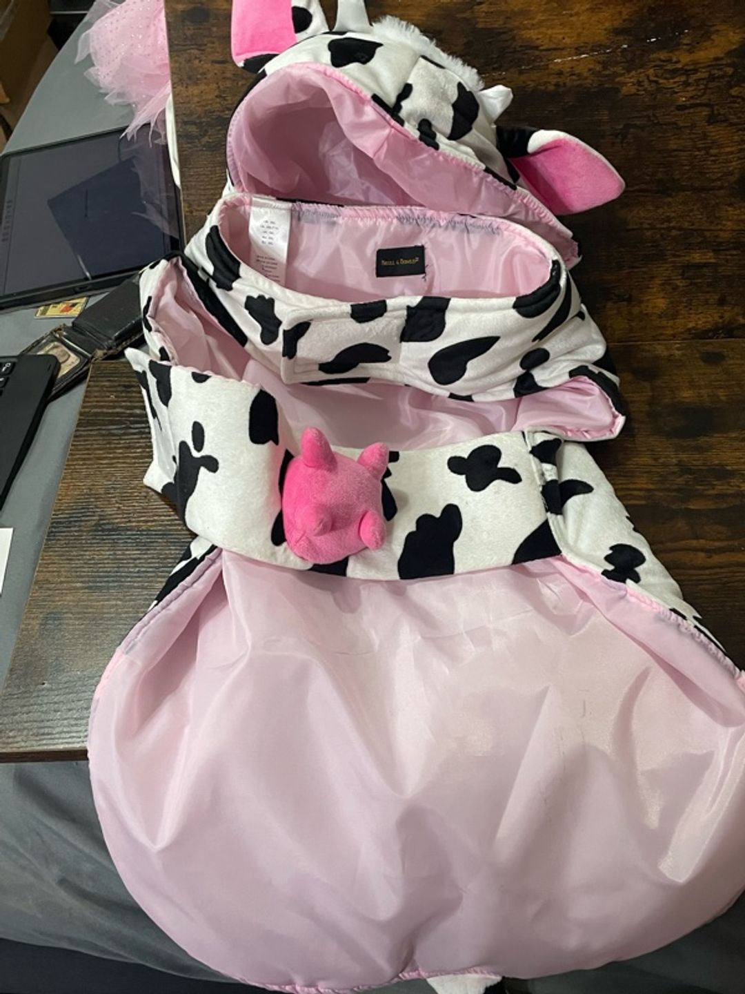 Pet Cow Costume for Dogs