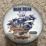 Mark & Brian Indiana Jones Adventure Disneyland Pin - Image 1