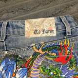 Ed Hardy Denim Mini Skirt - Image 3