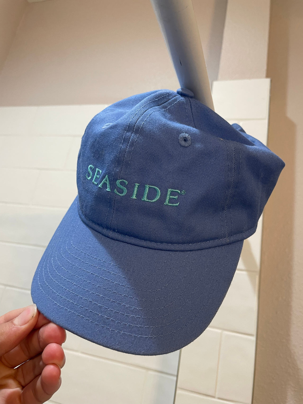 Seaside Embroidered Baseball Cap