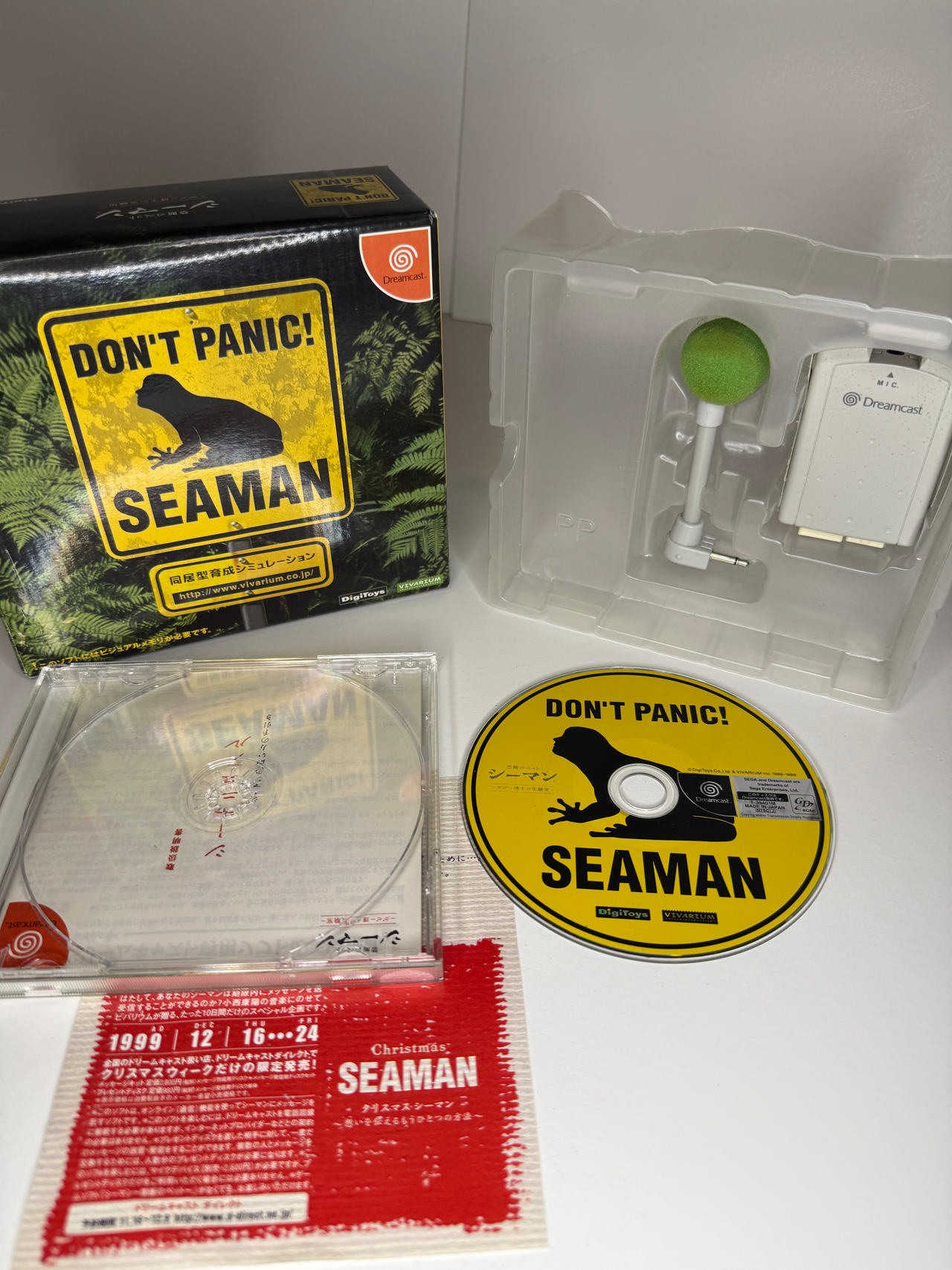 Seaman with Microphone Adapter for Sega Dreamcast