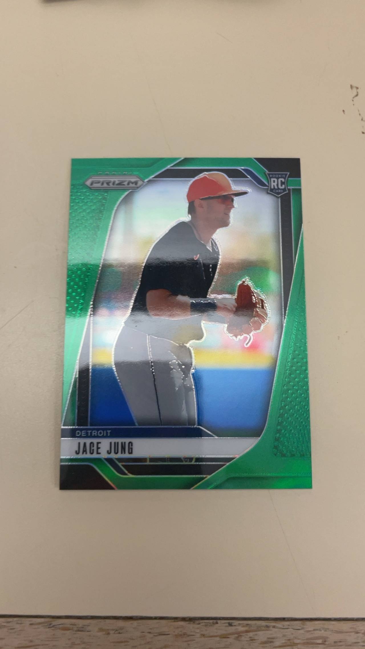 Panini Prizm Green Ice Baseball Card
