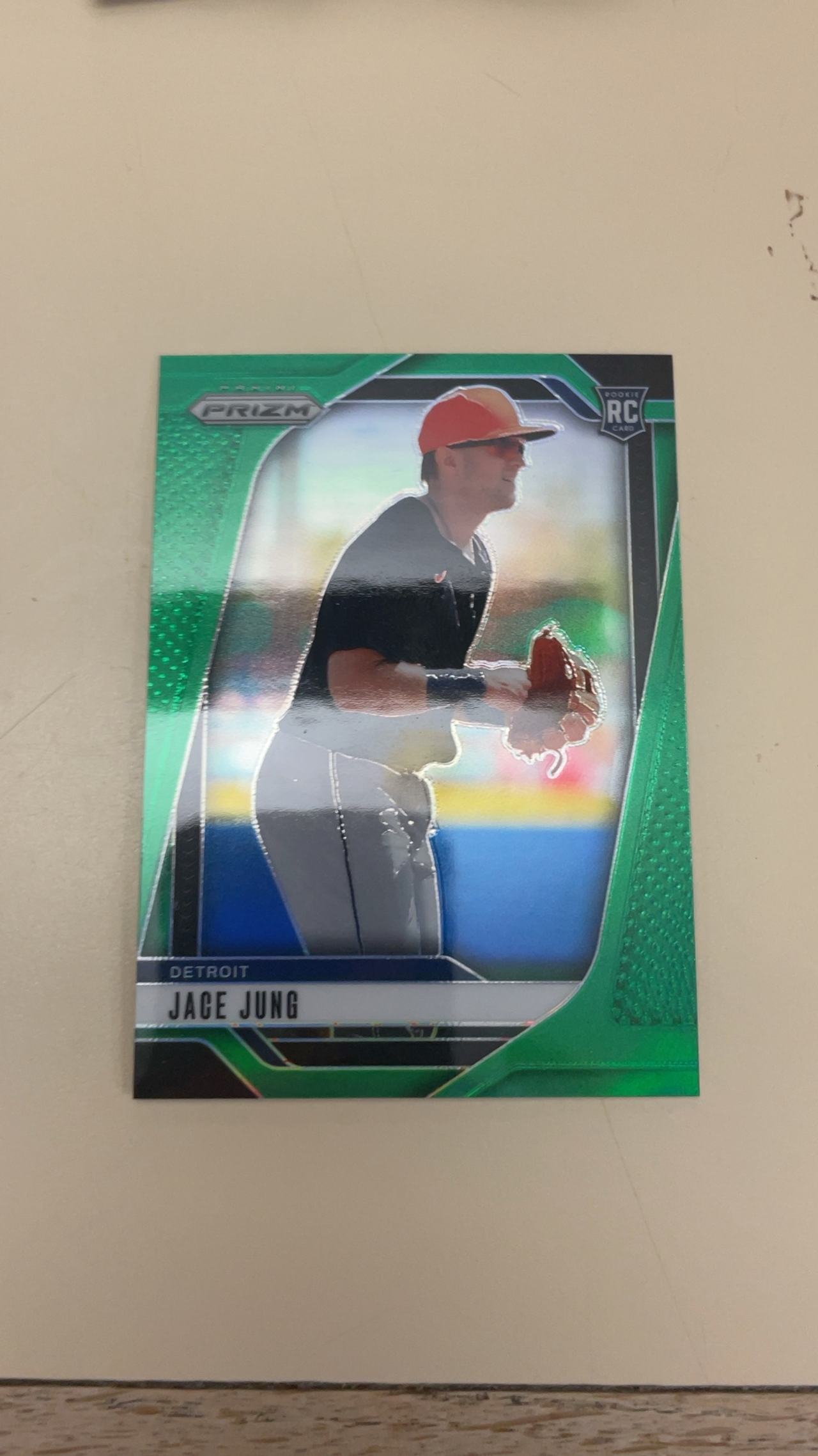 Panini Prizm Green Ice Baseball Card
