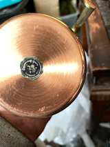 Vintage Copper Tea Kettle and Mug Set - Image 4
