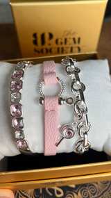 Bomb Party Arctic Elegance Bracelet Stack ST92323 pink set. - Image 2