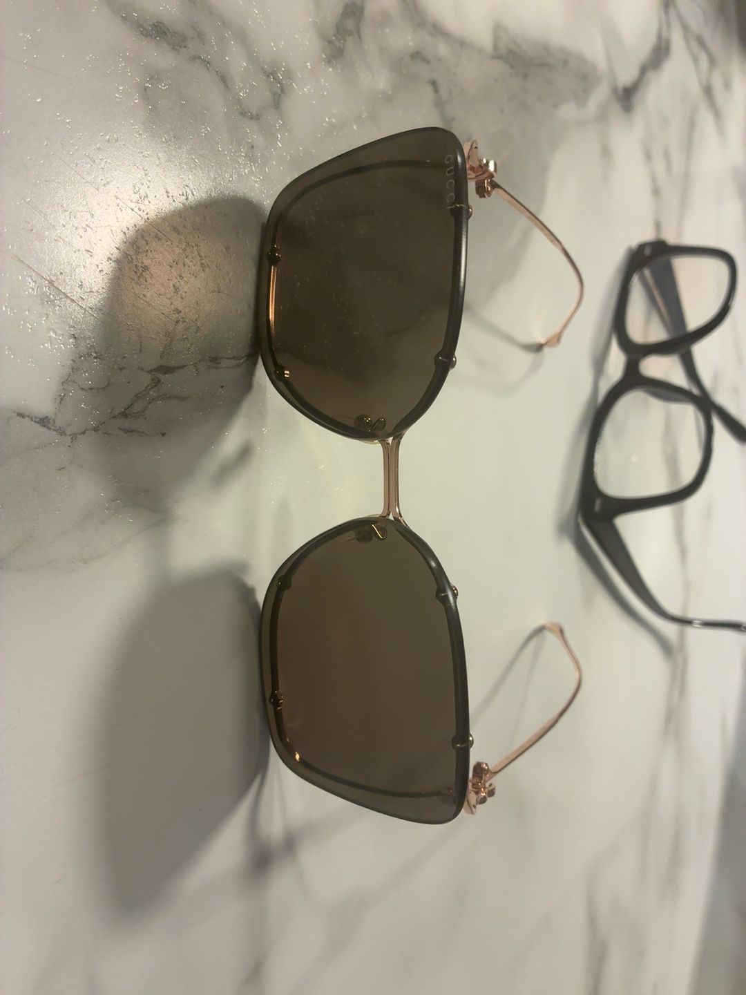 Gucci GG1713SA Gold Square Frame Sunglasses