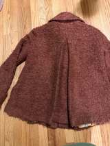 Anthropologie Boucle Wool Blend Toggle Coat in rust - Image 4