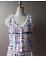 Tweed Two-Piece Skirt Set - Image 2