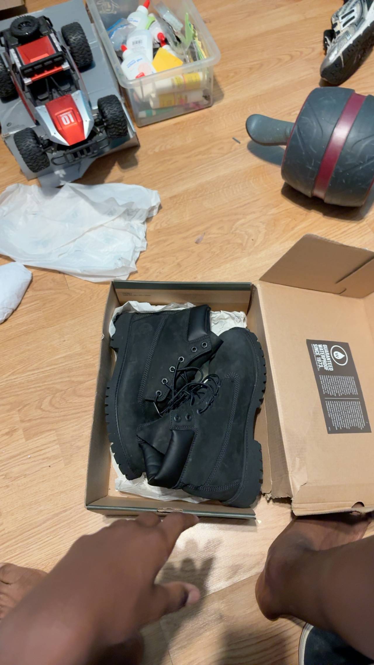 Timberland 6" Premium Waterproof Boots Black Youth