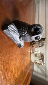 Concrete Owl Statue Small 3.5" Tall - Image 7