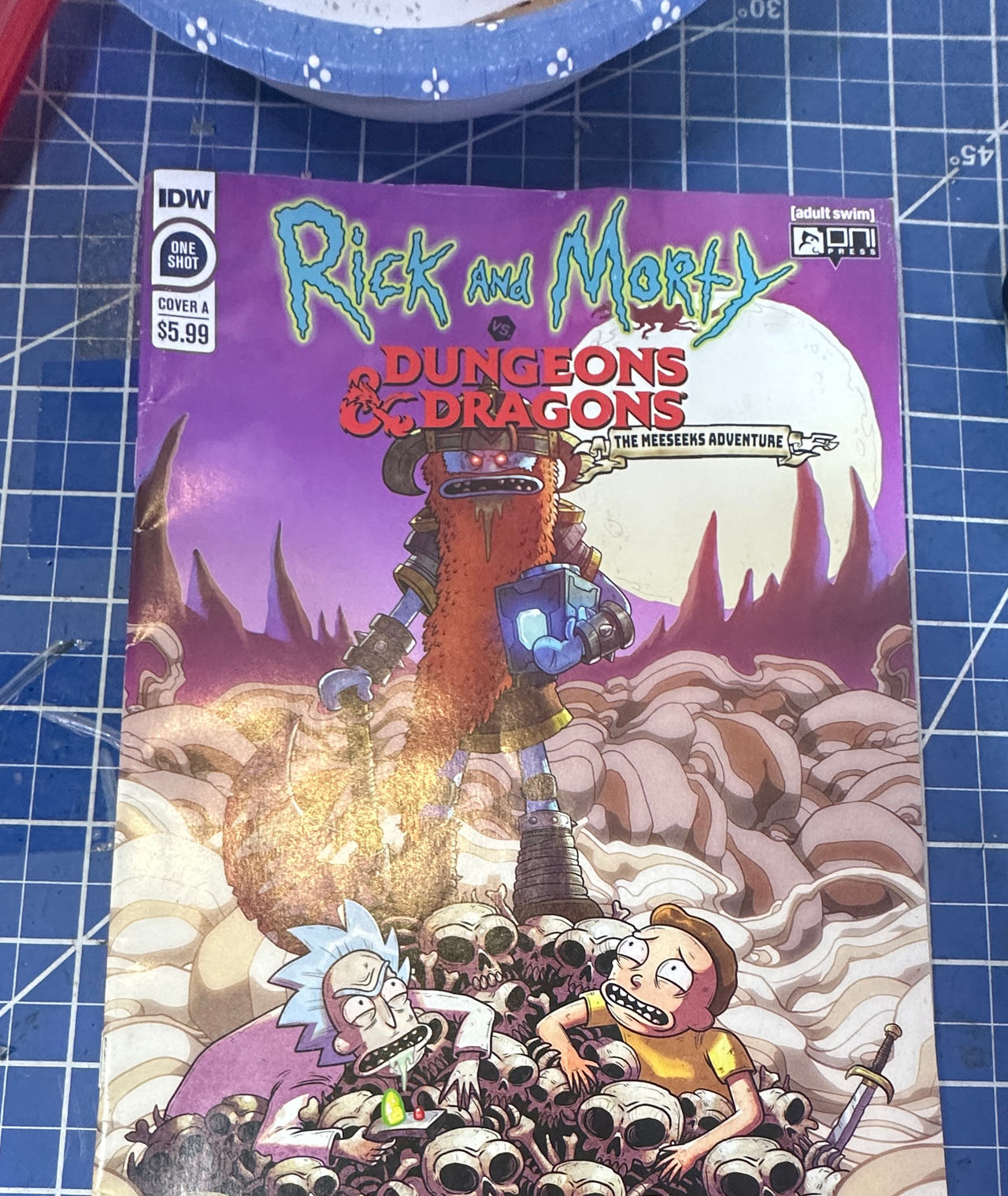 Rick and Morty vs. Dungeons & Dragons: The Meeseeks Adventure One Shot Cover A