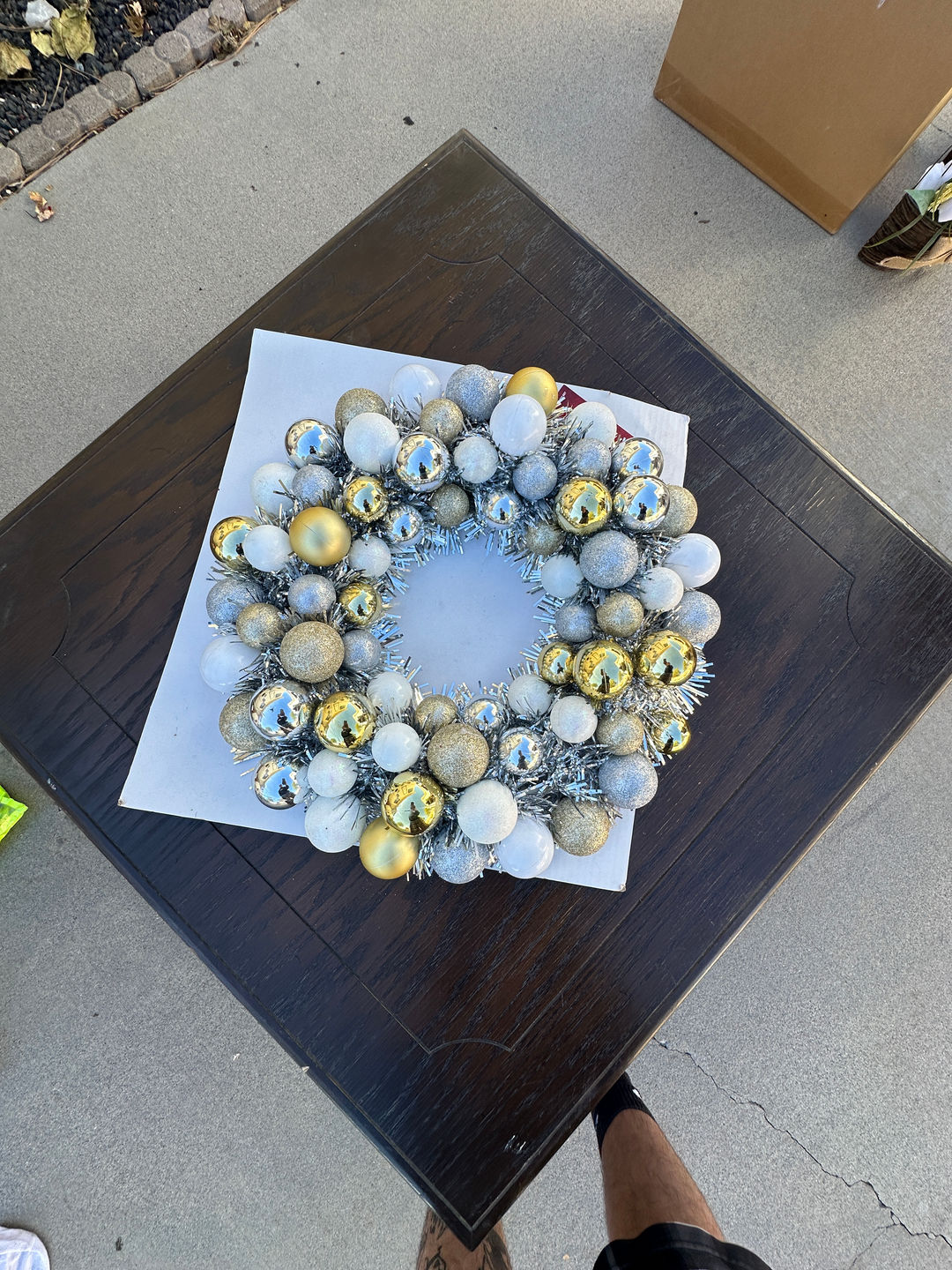 Christmas Ornament Wreath