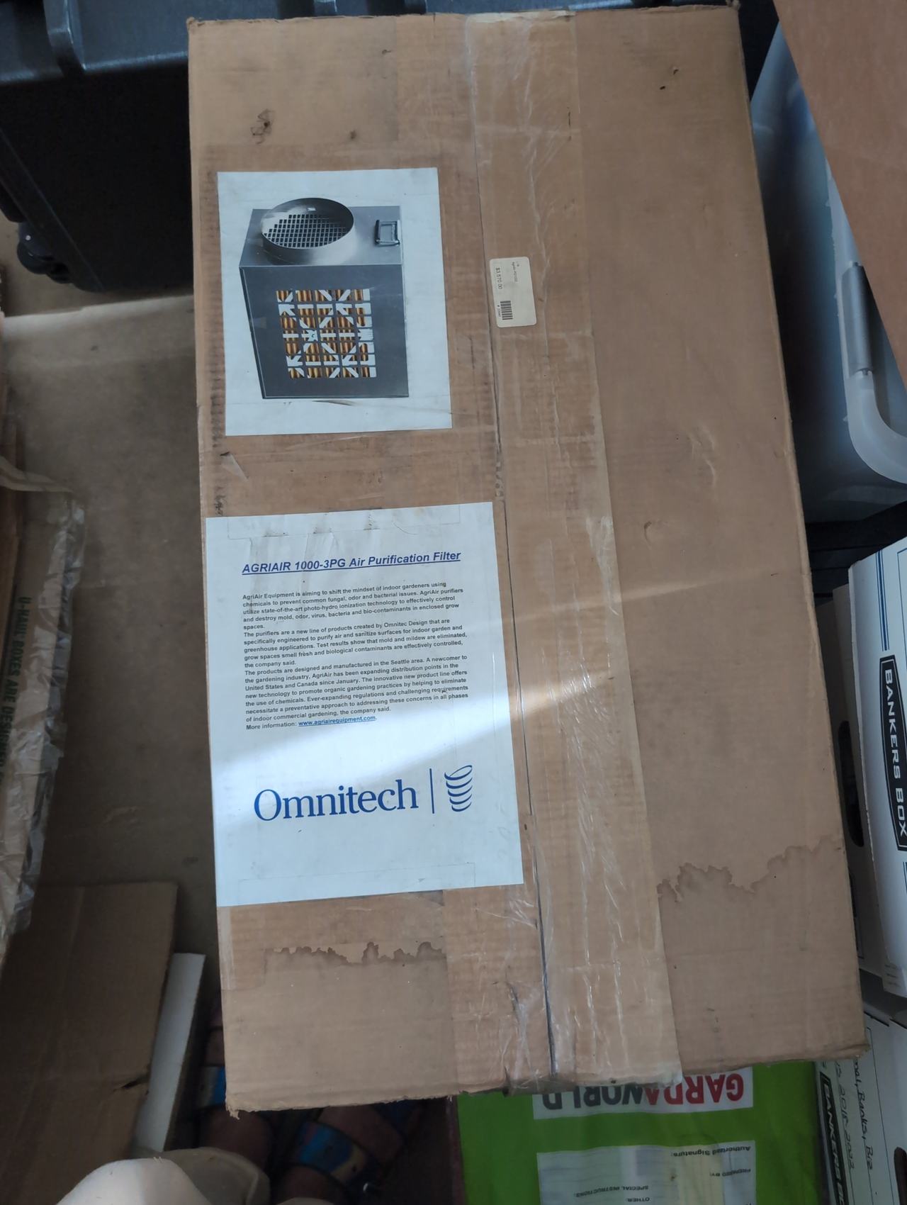 Omnitech Agriair 1000-3PG Air Purification Filter