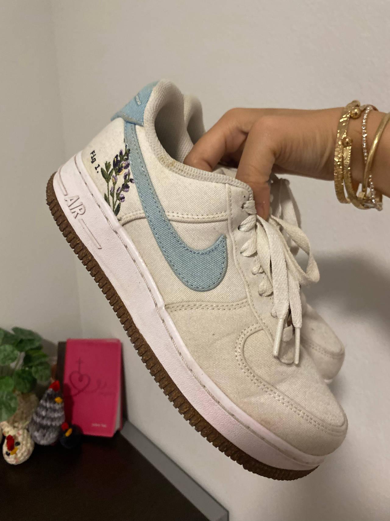 Nike Air Force 1 '07 LV8 Indigo Flora Pack