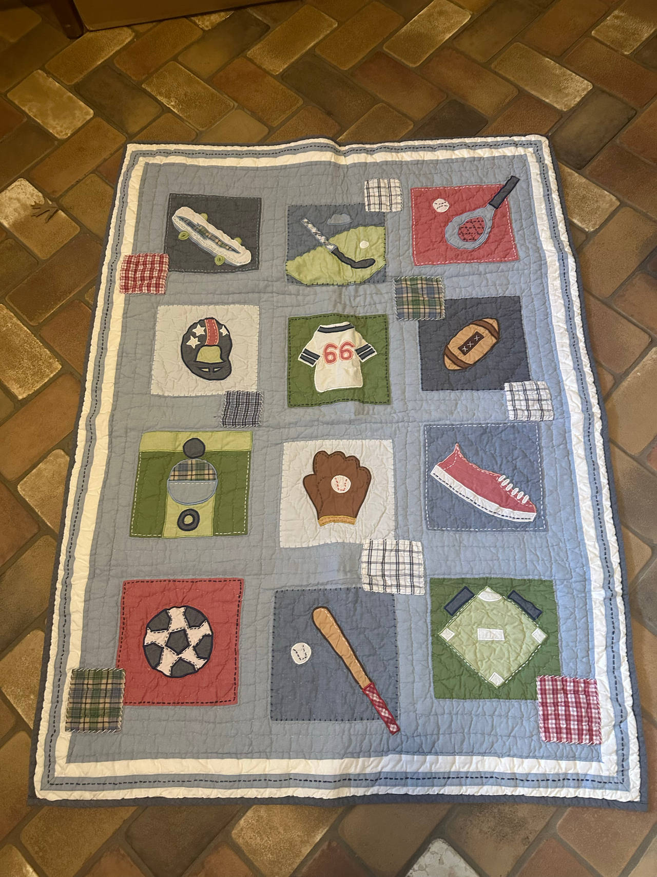 Pottery Barn Kids All Star Sports Quilt