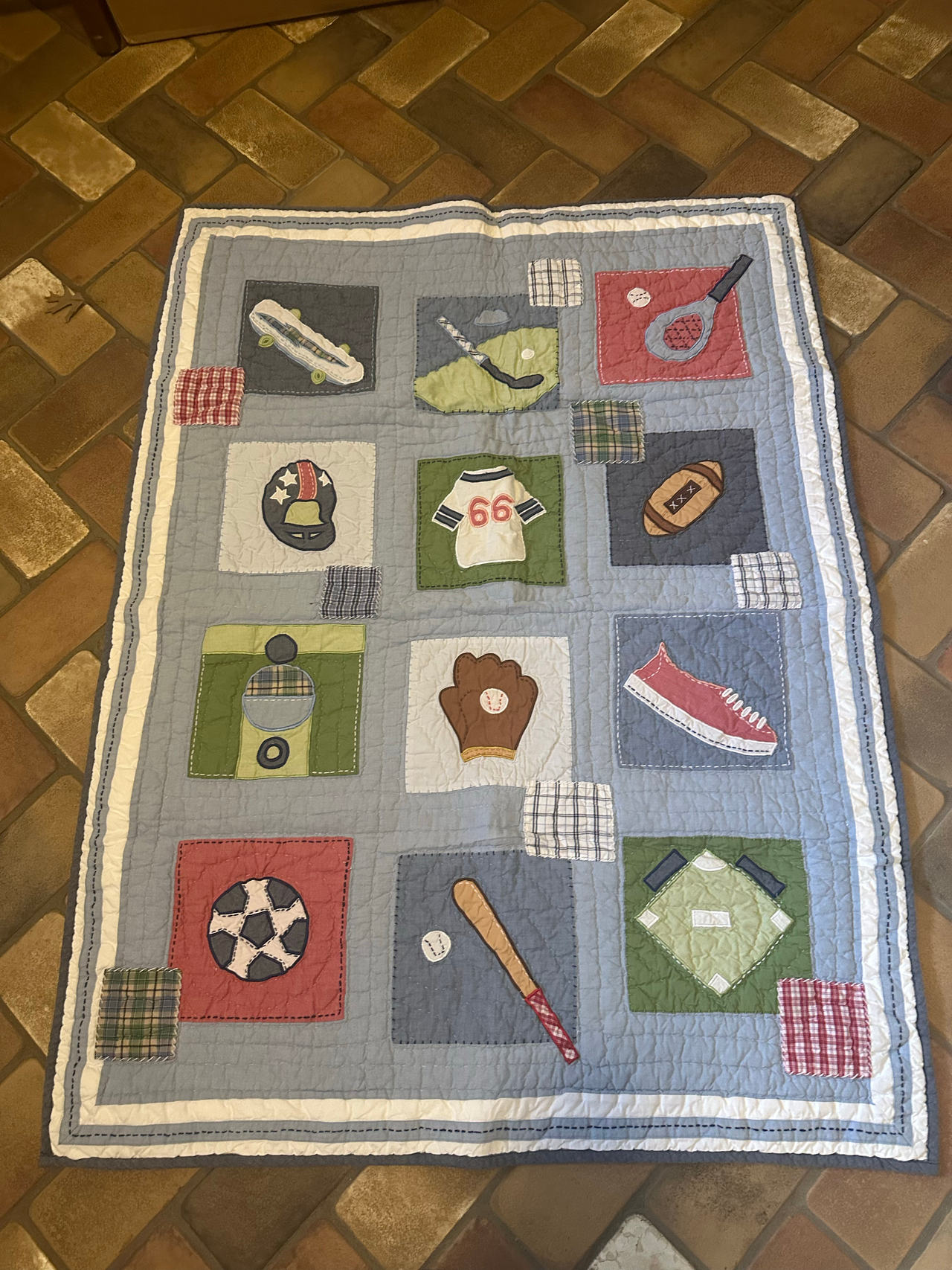 Pottery Barn Kids All Star Sports Quilt