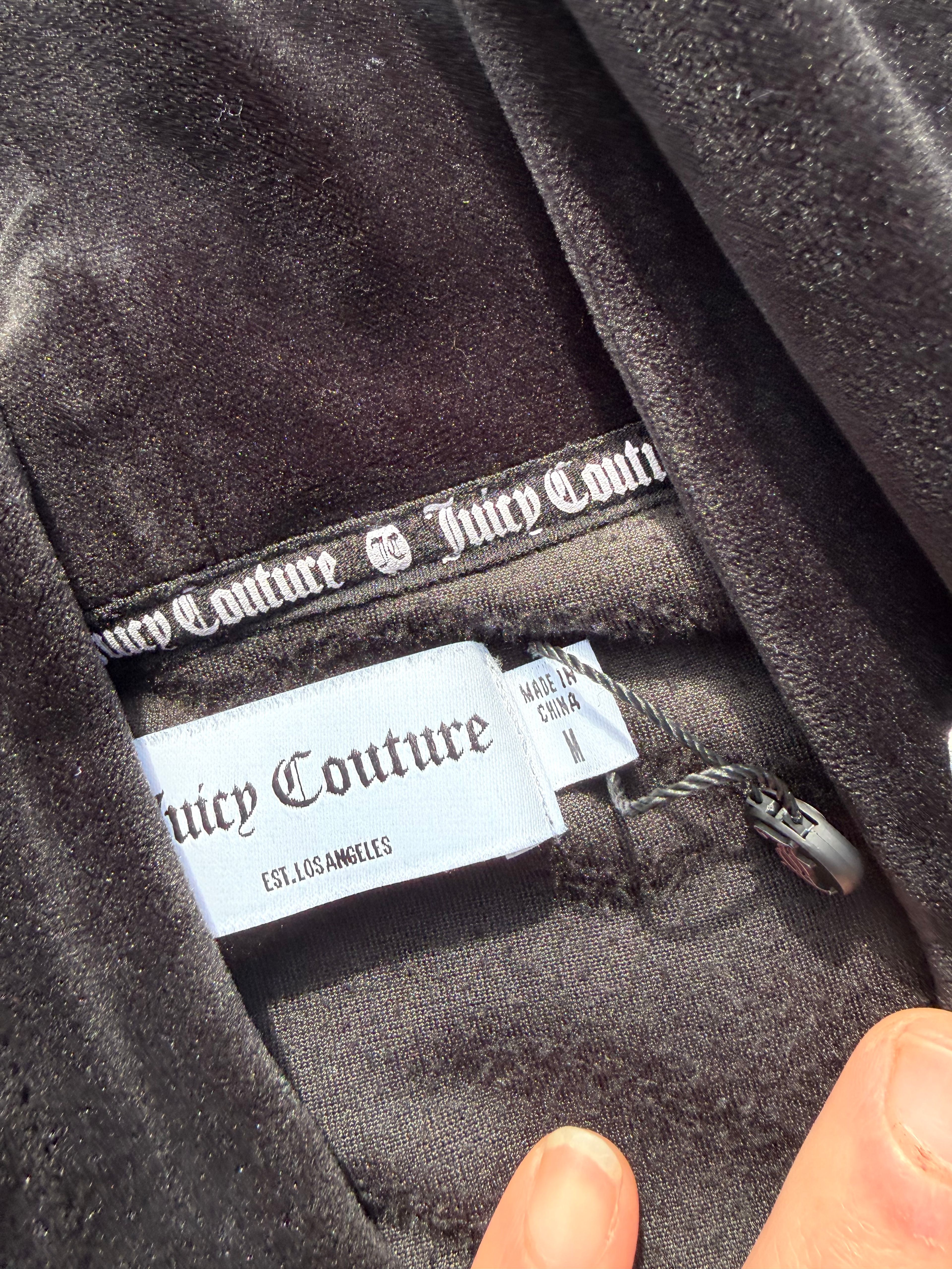 Juicy Couture Velour Rhinestone Tracksuit Set - Image 2