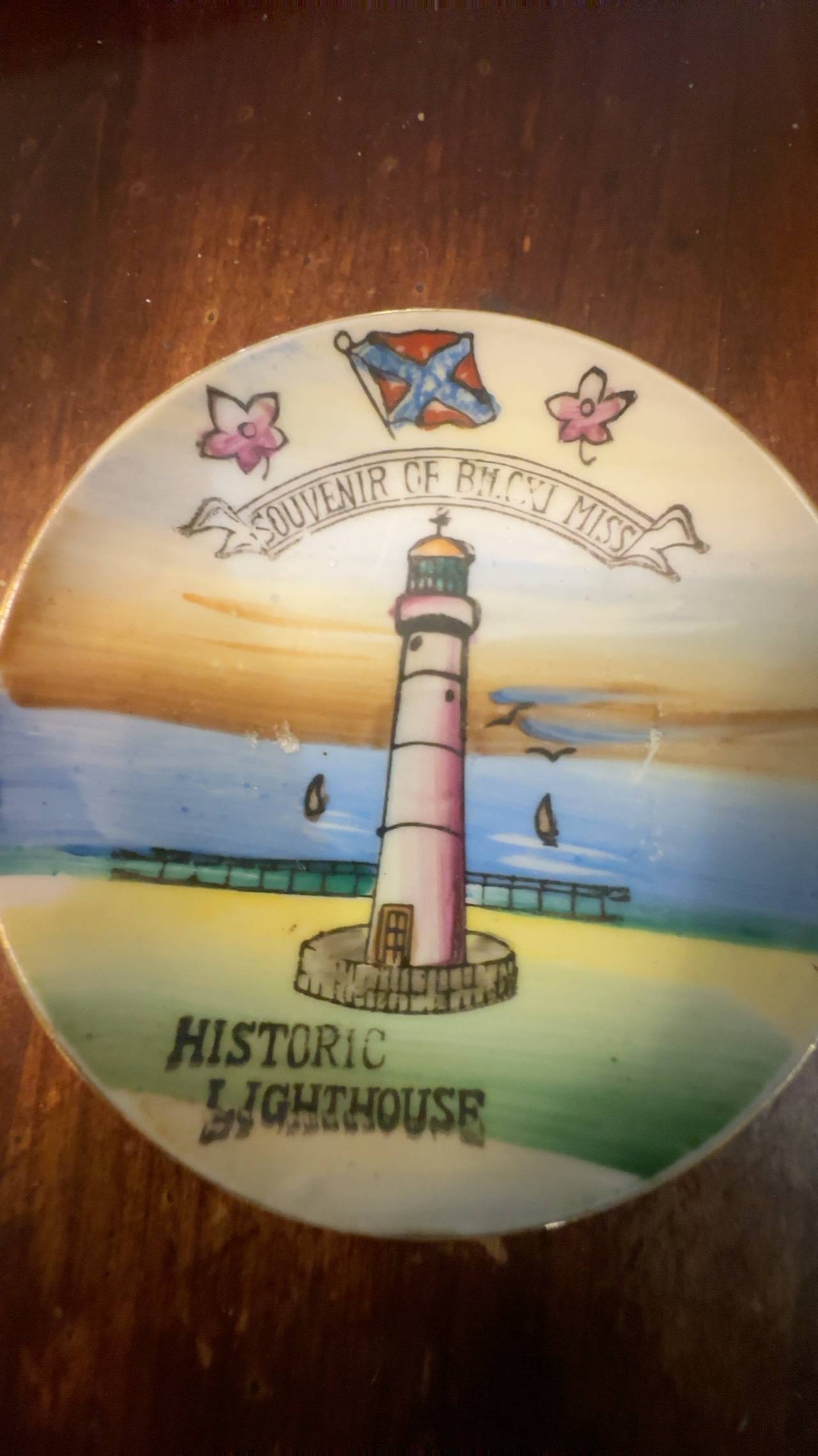 Biloxi, MS Lighthouse Collectors Plate small