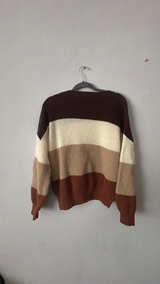 Color Block Knit Sweater - Image 3