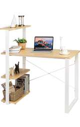 Modern Computer Desk w/Shelves - $45 OBO - Image 1