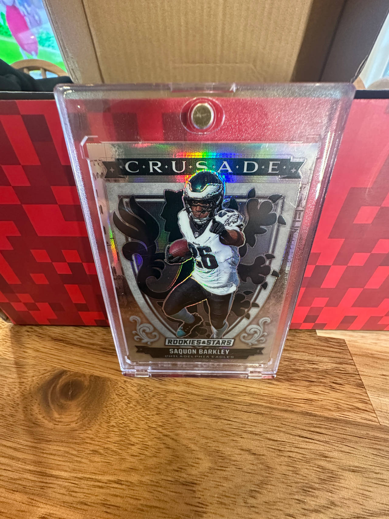 2024 Panini Rookies & Stars Saquon Barkley Crusade Silver Prizm #26