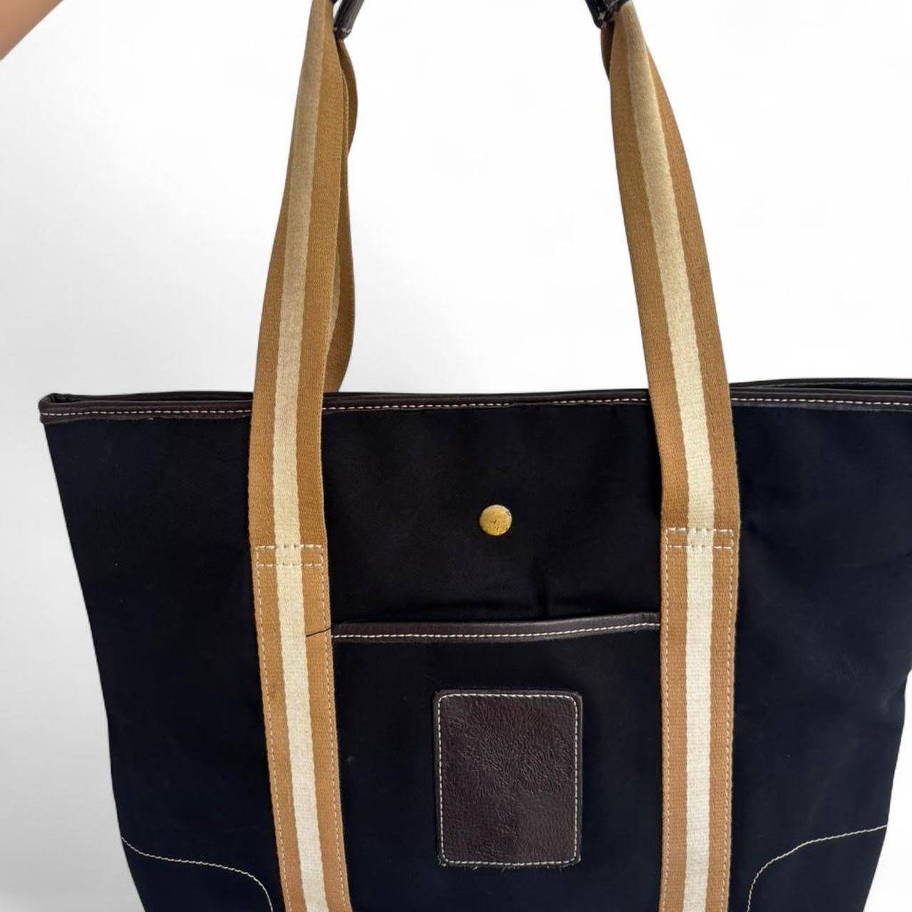 large Scala Collezione black nylon tote bag