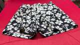 Men's Hibiscus Print Swim Trunks - Image 3