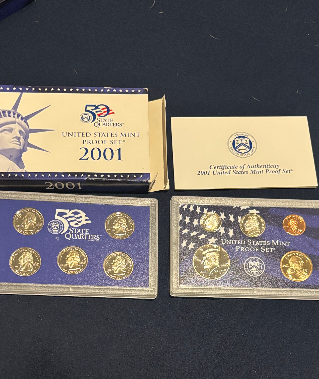 2001 United States Mint Proof Set