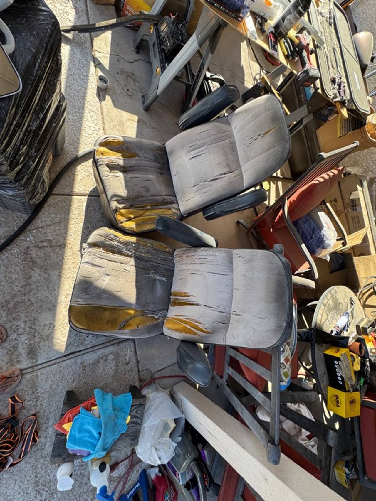 Vintage Captain chairs for van