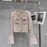 Tweed Skirt Suit Set - Image 2