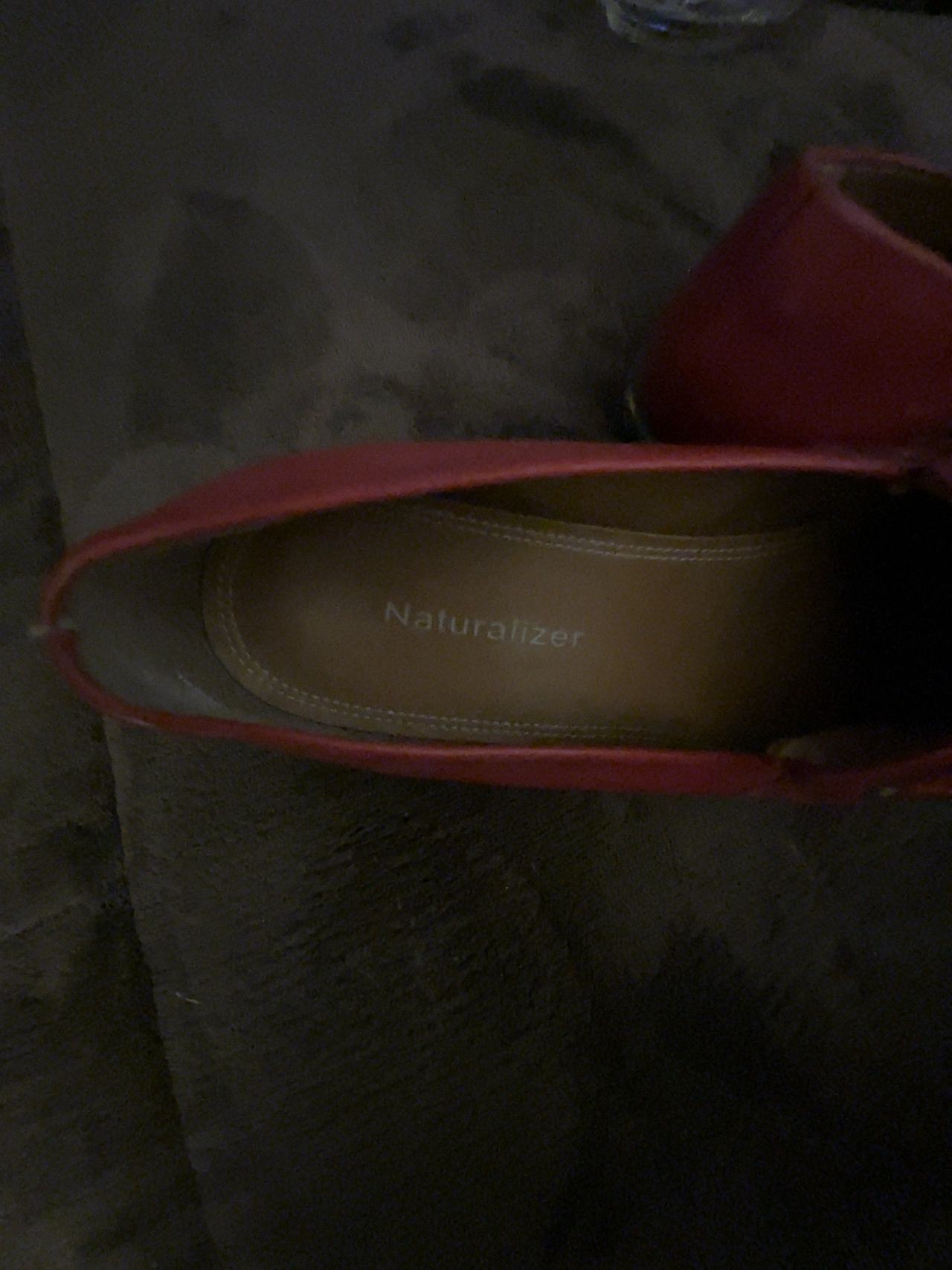 Naturalizer Women's Red Leather Pump