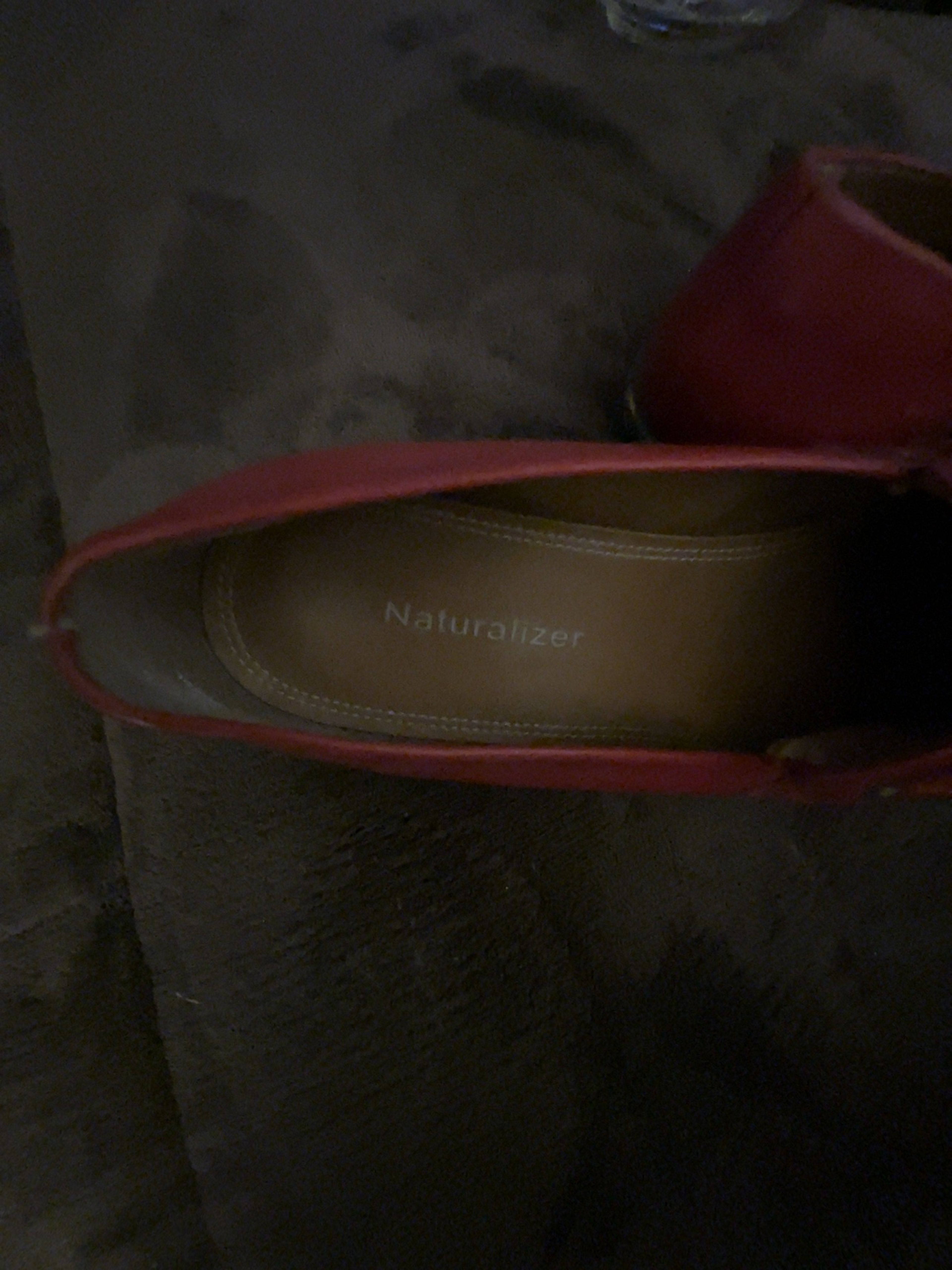 Naturalizer Women's Red Leather Pump