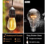 TDLOL LED Outdoor String Lights 35FT 60 Lumens Patio Lights for Outdoor - Image 6