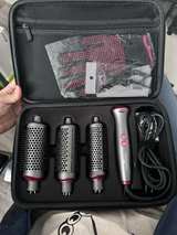 Wavytalk Heatwave Pro Ionic Thermal Brush Set, Dual Voltage 3-Size Heated Grey - Image 1