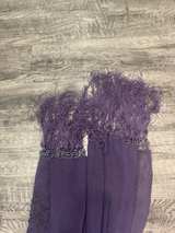 Sue Wong Nocturne Silk Beaded Fringe Wrap Scarf - Image 2