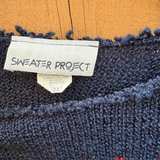 Sweater Project Women’s Size 2X Vintage Fair Isle Distressed Collar  - Image 3