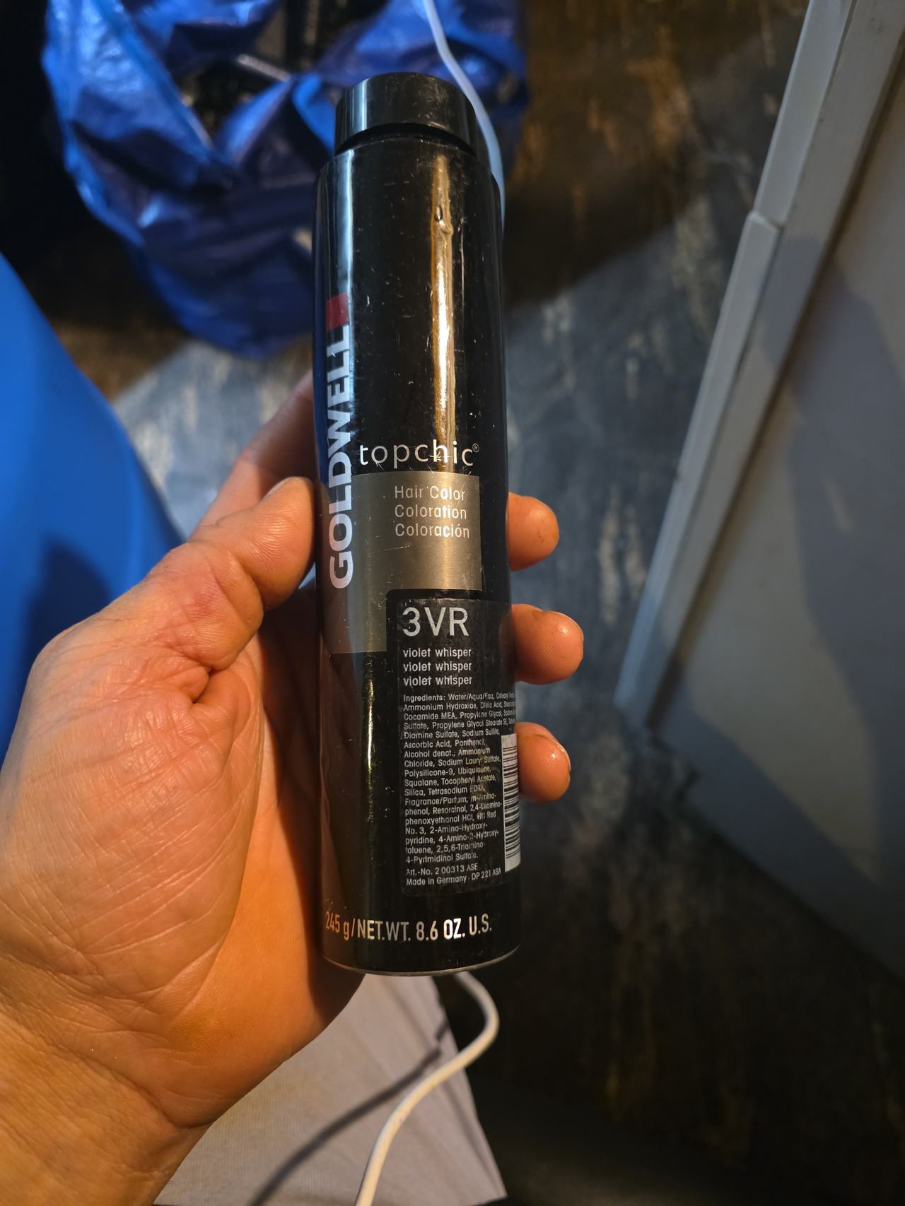 Goldwell Topchic Hair Coloration 3VR Violet Whisper 8.6 oz