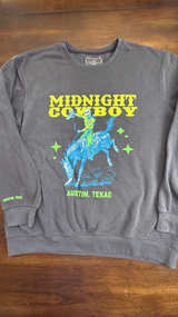 Love for Humanity Couture Midnight Cowboy Austin Texas Skeleton Crewneck Large - Image 1