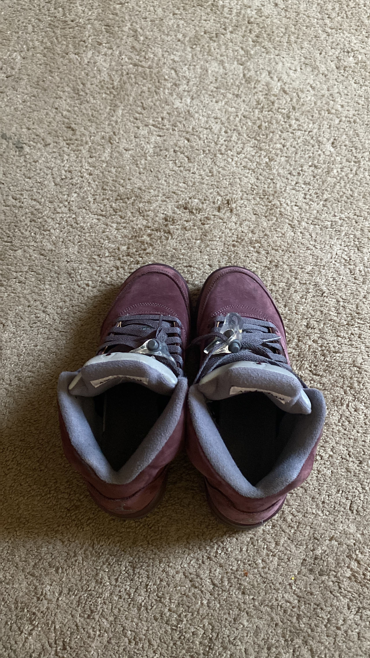 Nike Air Jordan 5 Retro burgundy 5.5Y