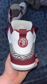 Jordan Spizike Low, White/Red-Wolf Grey - Image 3